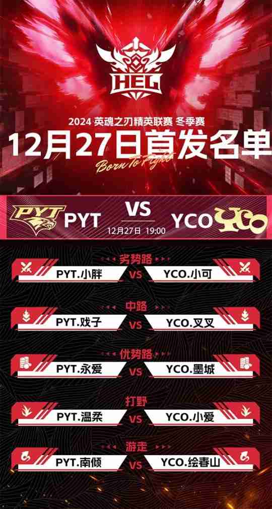 2024《英魂之刃》HEL精英联赛冬季赛季后赛第二周来袭!