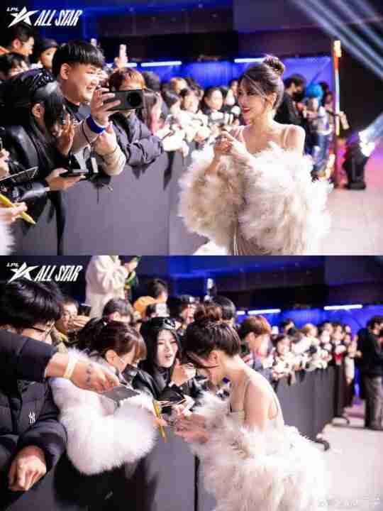 《LOL》骆歆分享全明星赛返图:露背包臀裙太有气质了