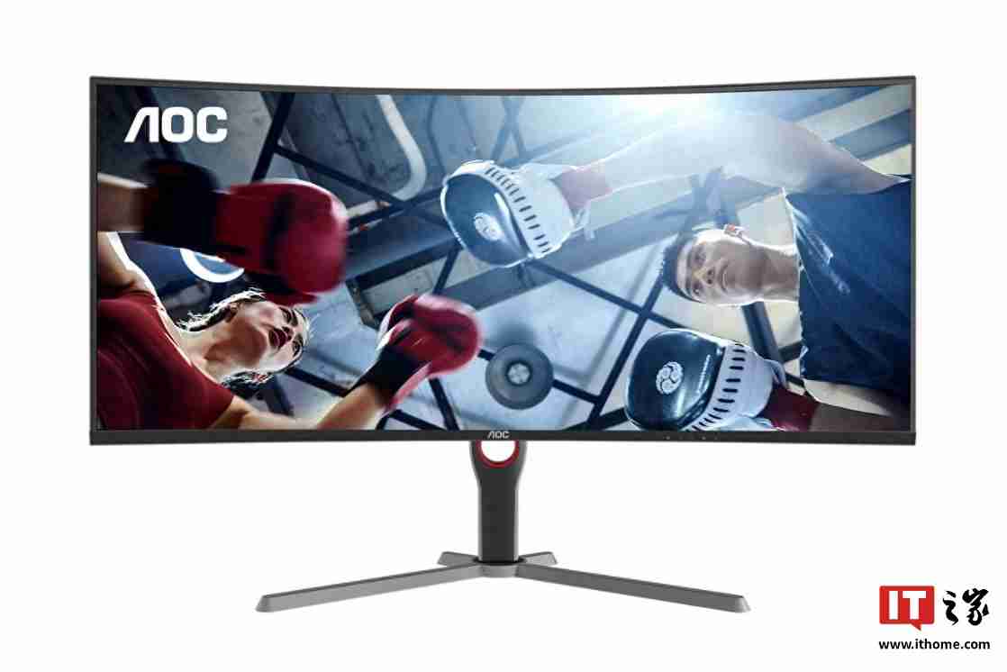 AOC“CU34G10XP”34 英寸带鱼屏显示器国行首销:1440P 180Hz,1499 元