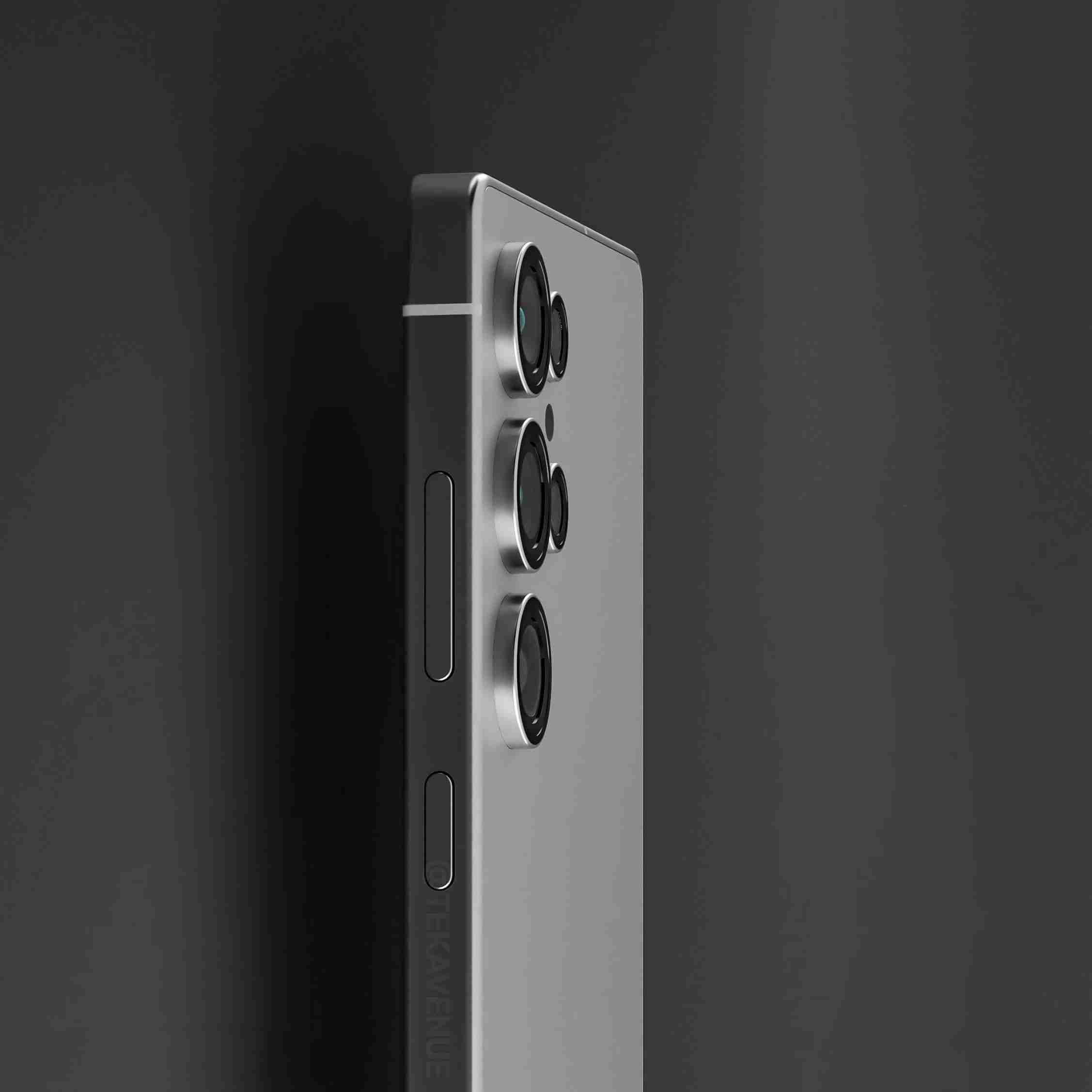 三星 Galaxy S25 Ultra 手机渲染图再曝光，钛蓝色惊艳亮相