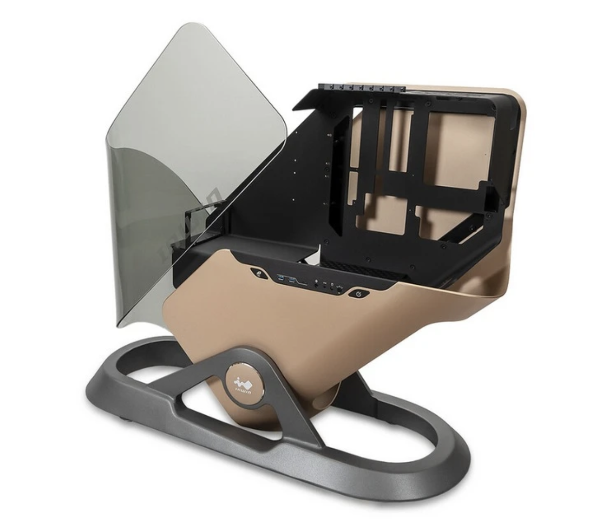 inWin 迎广推出 Signature Infinite“无限”机箱,太空舱风格半开放式设计