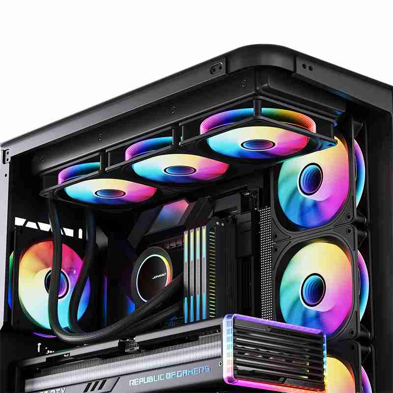 内框环形灯效,乔思伯推出 FR-606 系列 12025 规格风扇