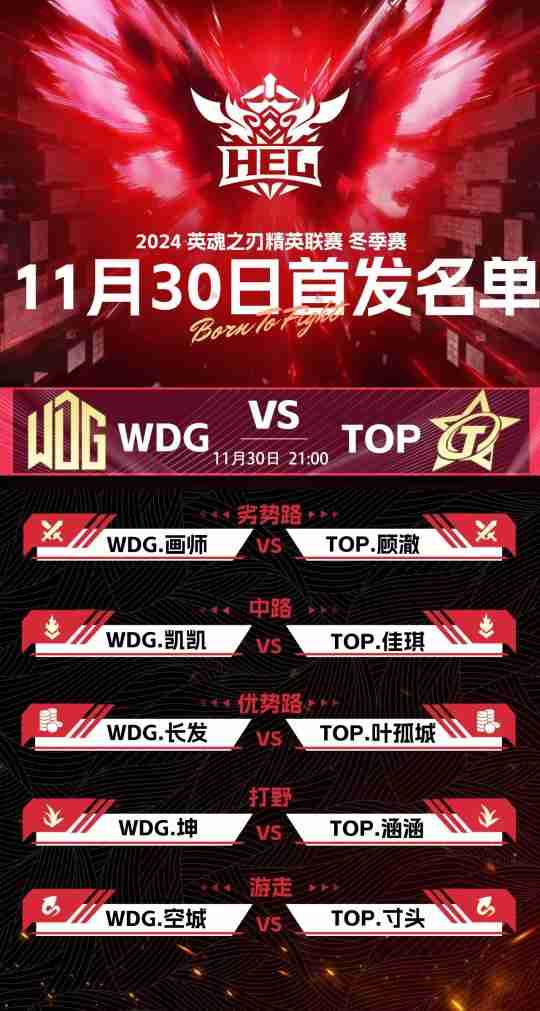 英魂之刃赛事第四周,焦点战来袭,TOP与WDG谁才是联赛大魔王?