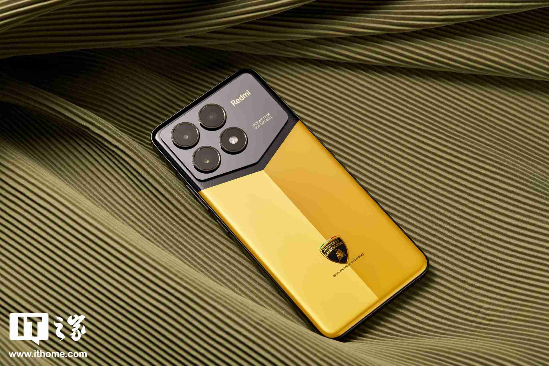 小米 REDMI K80 Pro 冠军版手机亮相,再度联名兰博基尼汽车