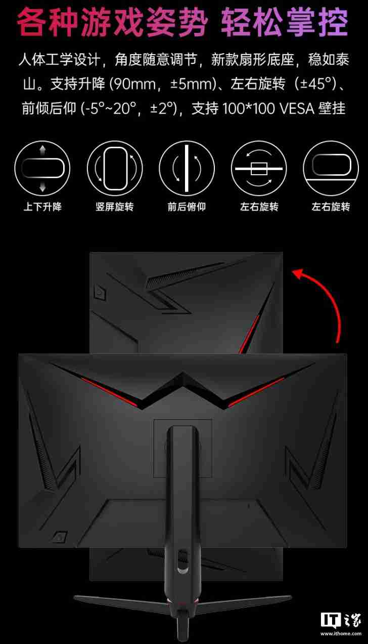 KTC“32GT950”31.5 英寸显示器开售：2K 165Hz，1399 元