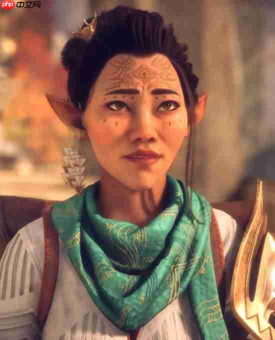 《龙腾世纪4》超丑队友被爆改美女：白嫩肤色好甜美！