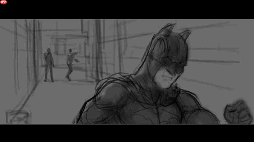 流产的《黑暗骑士》改编游戏艺术图曝光 揭秘小丑命运