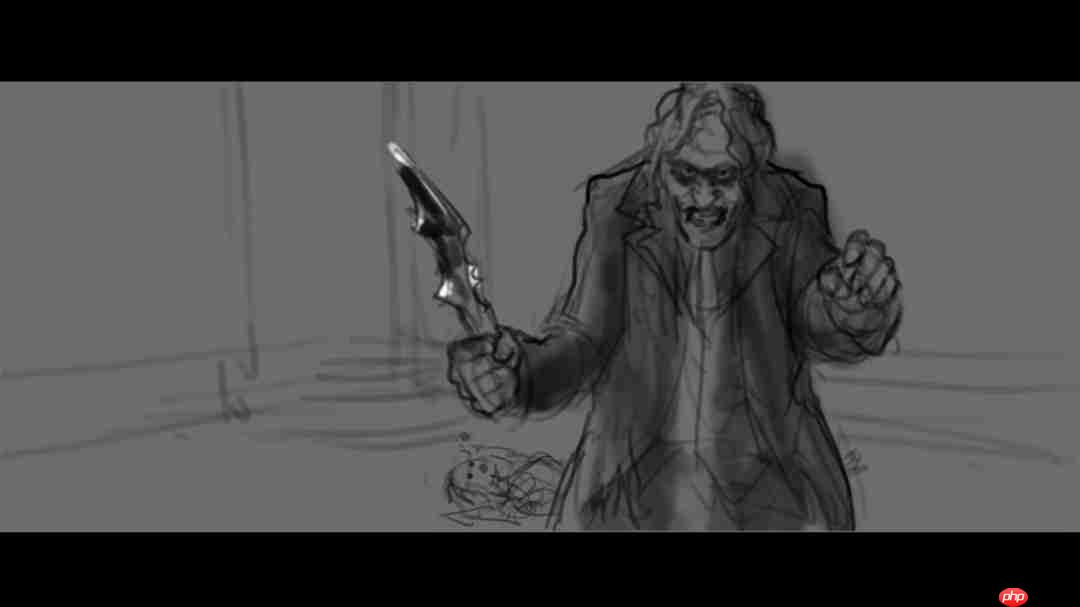 流产的《黑暗骑士》改编游戏艺术图曝光 揭秘小丑命运