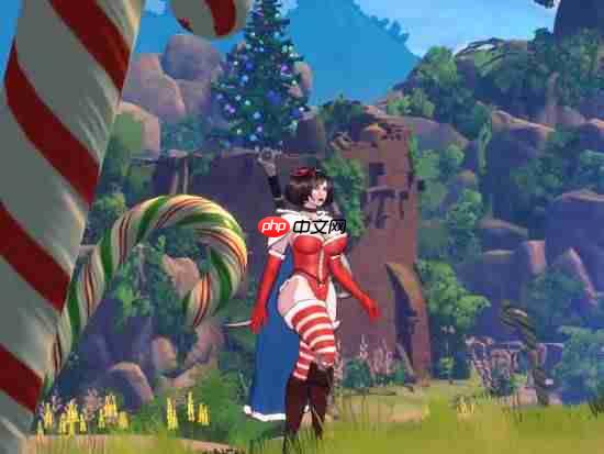 大雷白雪公主游戏新实机：圣诞装抖动物理效果拉满