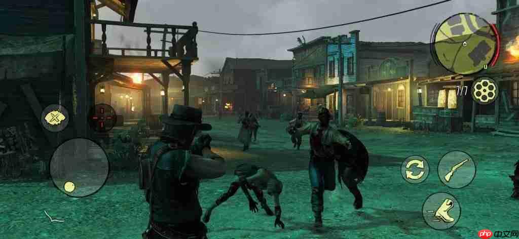 《荒野大镖客：救赎》移动版截图公开 展现游戏交互与画质水平