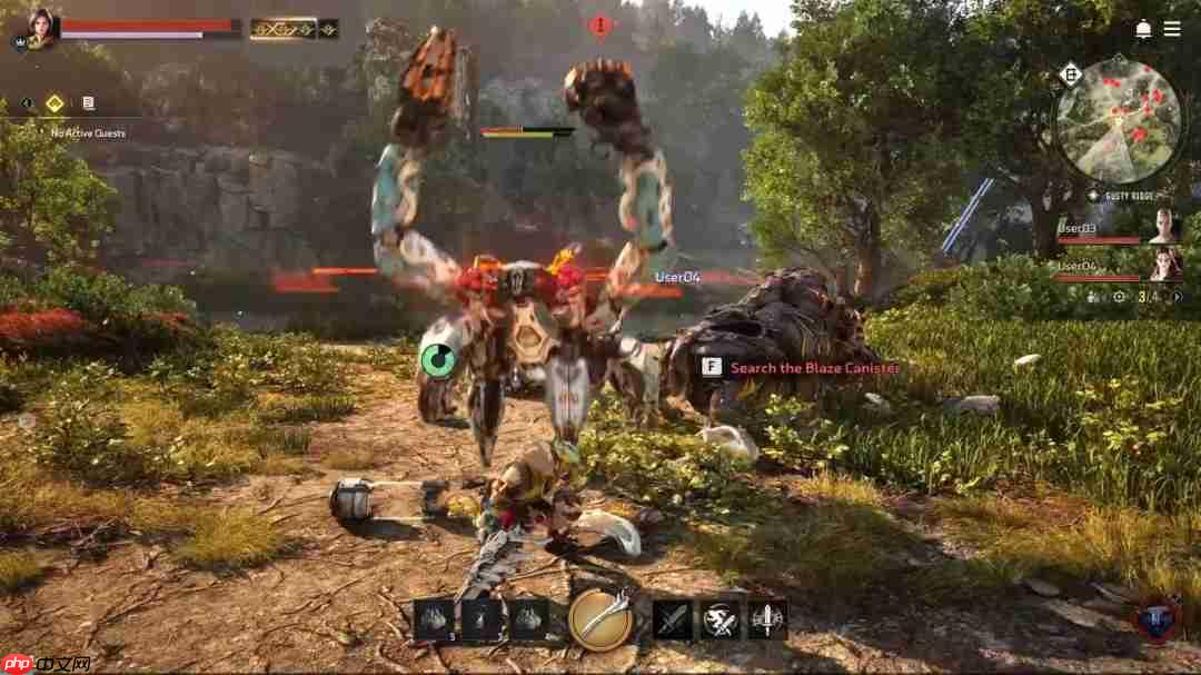 《地平线：钢铁边境》新实机演示 画面和玩法很棒