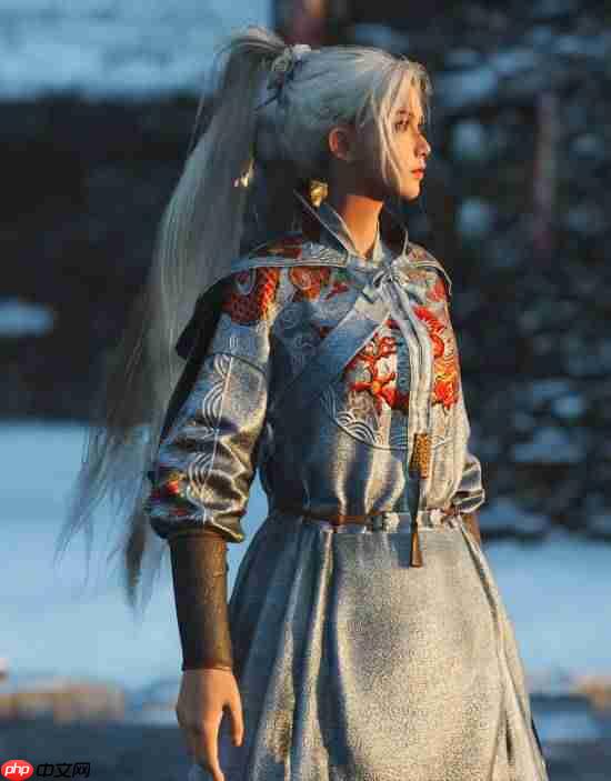 《明末》1.7补丁新增防具展示:鱼龙加身女侠威武