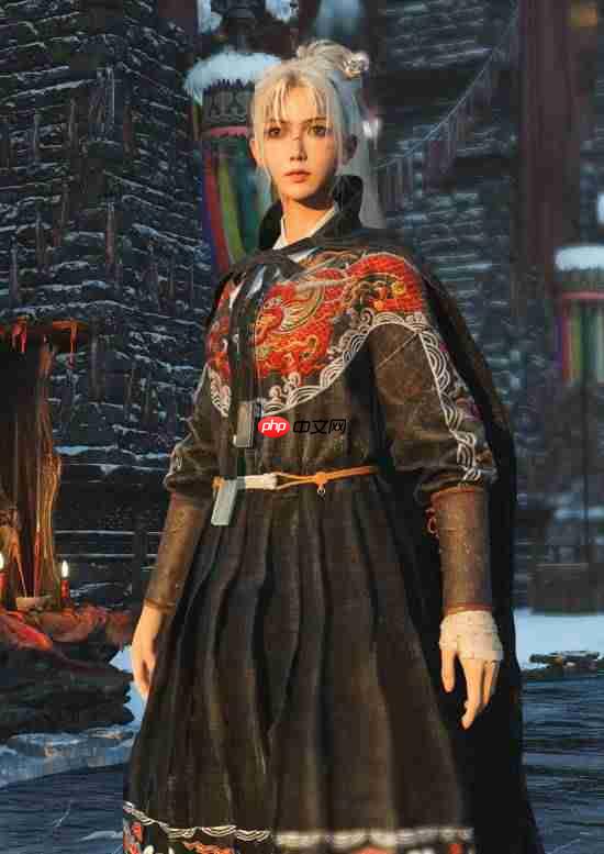 《明末》1.7补丁新增防具展示:鱼龙加身女侠威武