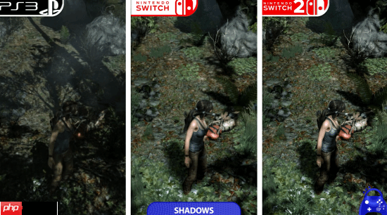 《古墓丽影:决定版》NS&NS2版对比PS3版:画面还不如原版?